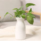 Nordic Simple White Black Matte Handmade Ceramic Vase Japanese Zen Stoneware  Flower Arrangement Decorative Ornament