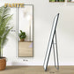 59" x 16" Tall Full Length Mirror with Stand,Black Wall Mounting Full Body Mirror