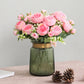 1pcs/30cm Rose Pink Silk Bouquet Peony Artificial Flower