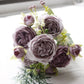 1pcs/30cm Rose Pink Silk Bouquet Peony Artificial Flower