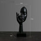 Abstract Mask Statues