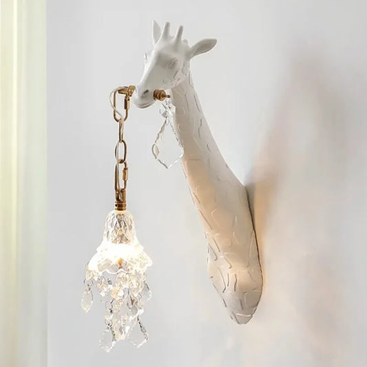 Resin Giraffe LED Wall Lamp