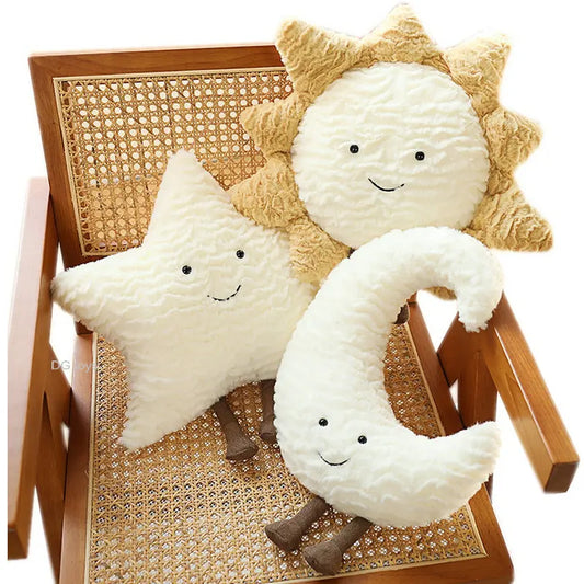 Moon Star Sun Cloud Plush Cushion