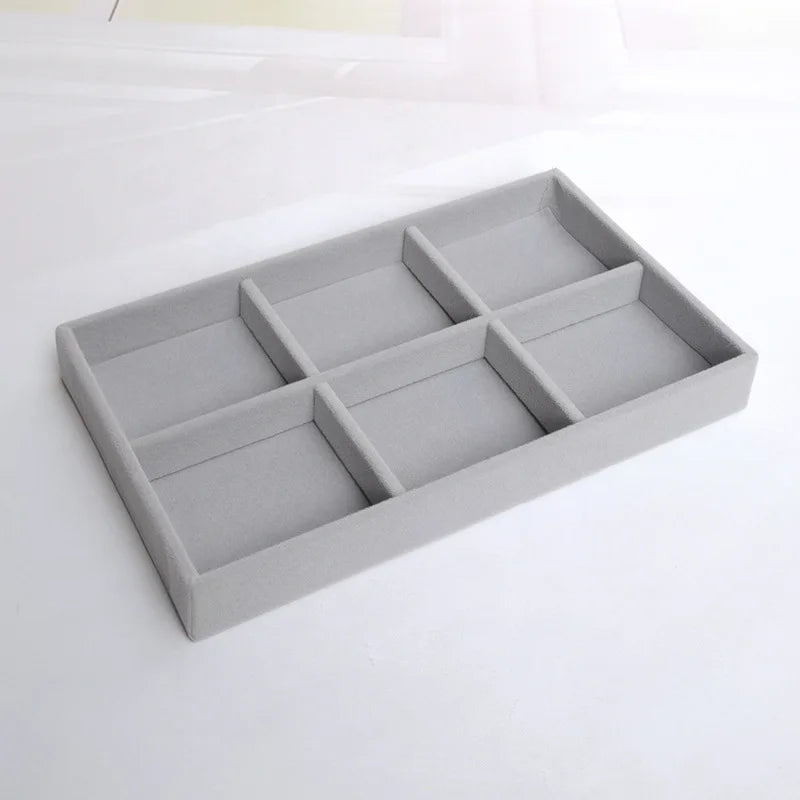 Velvet Jewellery Stackable Box Organizer