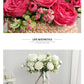 1pcs/30cm Rose Pink Silk Bouquet Peony Artificial Flower