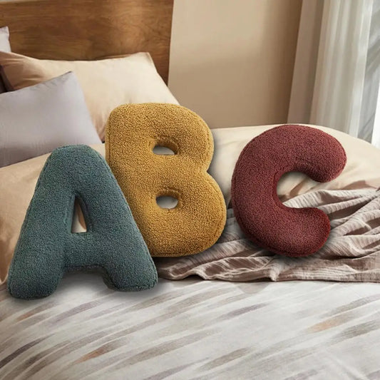 Letter Plush Pillow