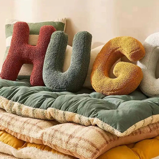 Letter Plush Pillow