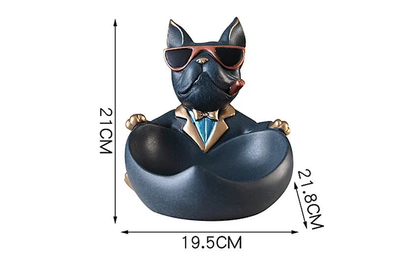 Sophisticated Bulldog Decorative Multiuse Bowl