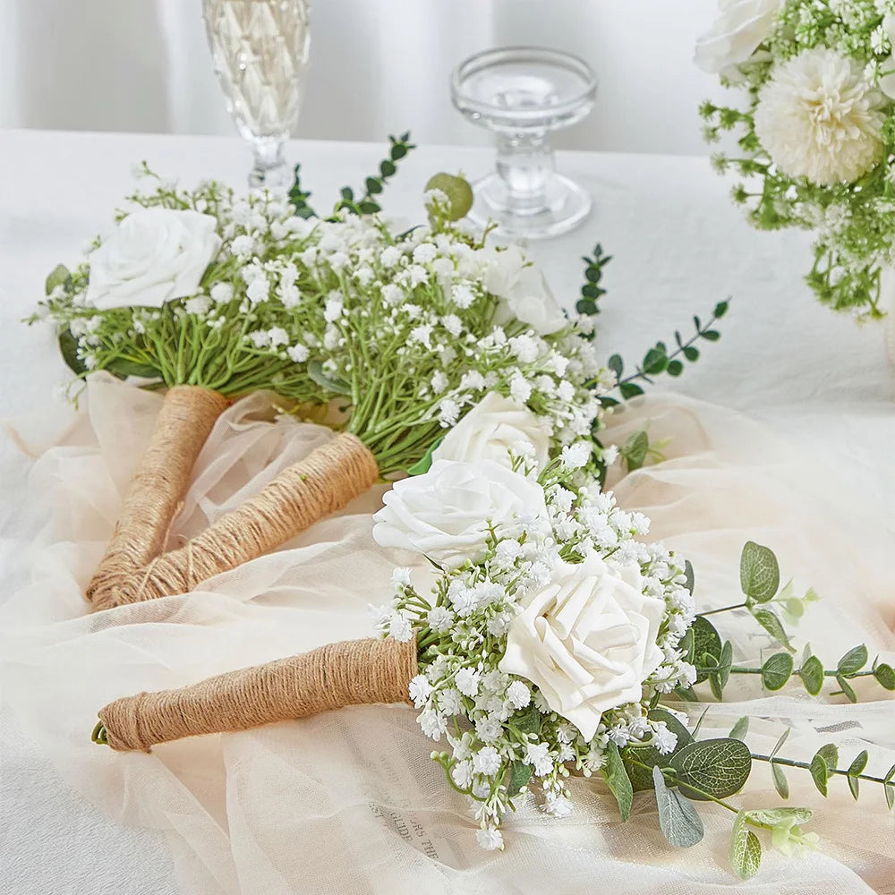 10/15pcs Artificial Flowers Baby Breath Flower Gypsophila