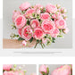 1pcs/30cm Rose Pink Silk Bouquet Peony Artificial Flower