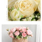 1pcs/30cm Rose Pink Silk Bouquet Peony Artificial Flower