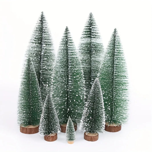 Artificial Mini Wooden Christmas Tree Decoration