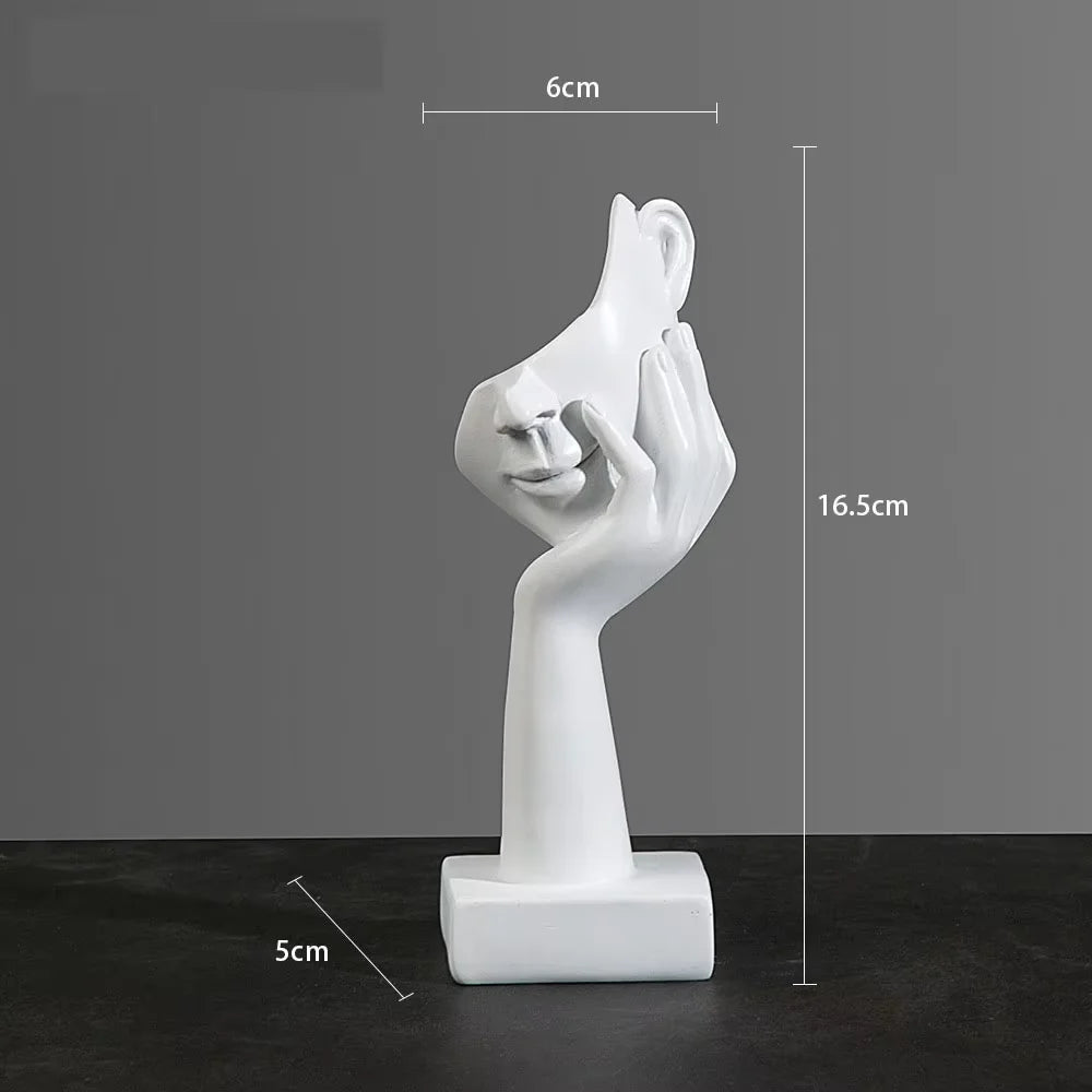 Abstract Mask Statues