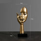 Abstract Mask Statues