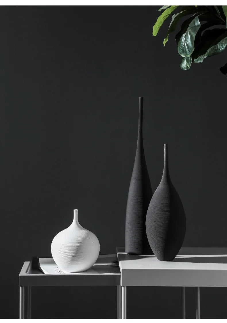 Minimalist Handmade Art Zen Ceramic Vase