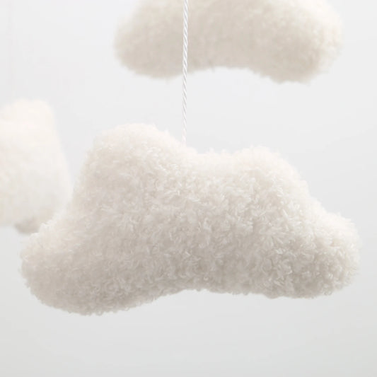 Moon and Cloud Baby Crib Mobile