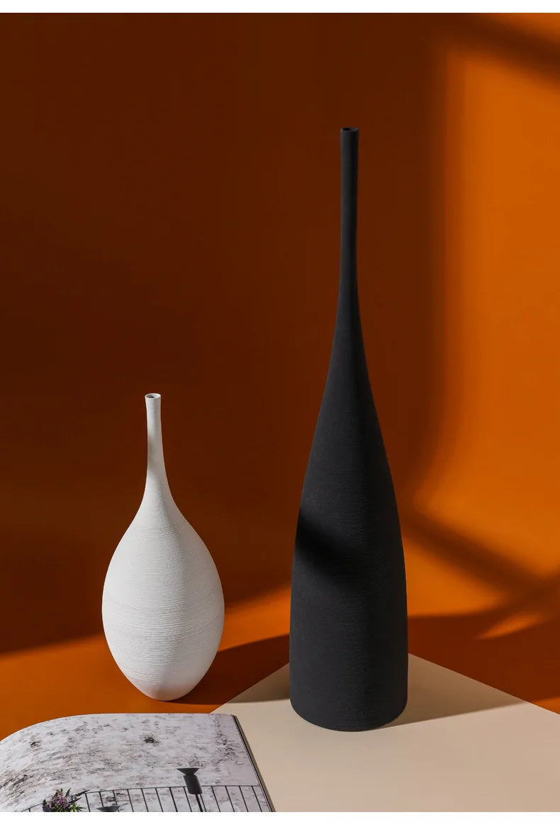 Minimalist Handmade Art Zen Ceramic Vase