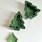 Nordic Christmas Tree Ceramic Plate x1