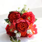 1pcs/30cm Rose Pink Silk Bouquet Peony Artificial Flower