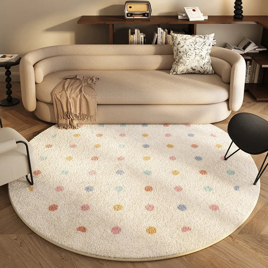 Fluffy Soft Round Rug