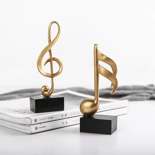 Musical Note Sculpture Home Decor Ornament