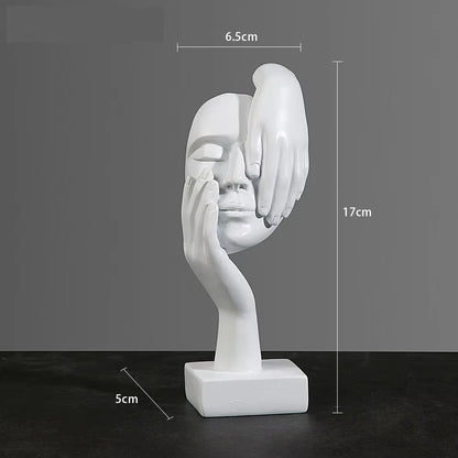 Abstract Mask Statues