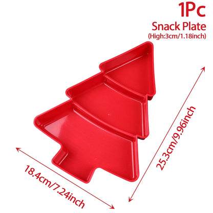 Christmas Tree Snack Plate