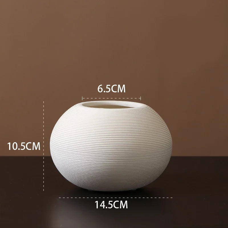 Minimalist Handmade Art Zen Ceramic Vase