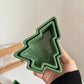 Nordic Christmas Tree Ceramic Plate x1