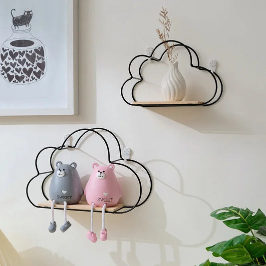 Creative Cloud Iron Wall Shelving Nordic Style