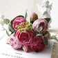 1pcs/30cm Rose Pink Silk Bouquet Peony Artificial Flower