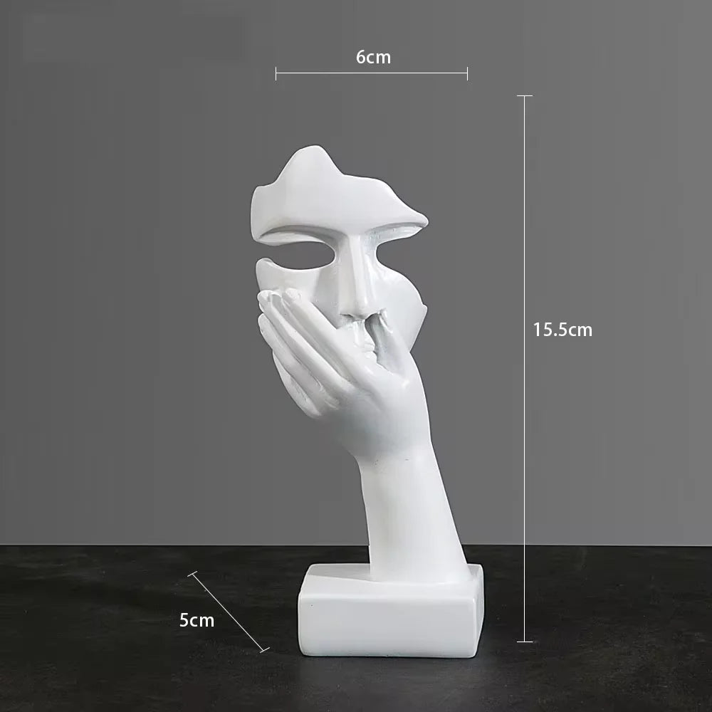 Abstract Mask Statues