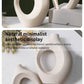 White Ceramic Intertwined Vase Set