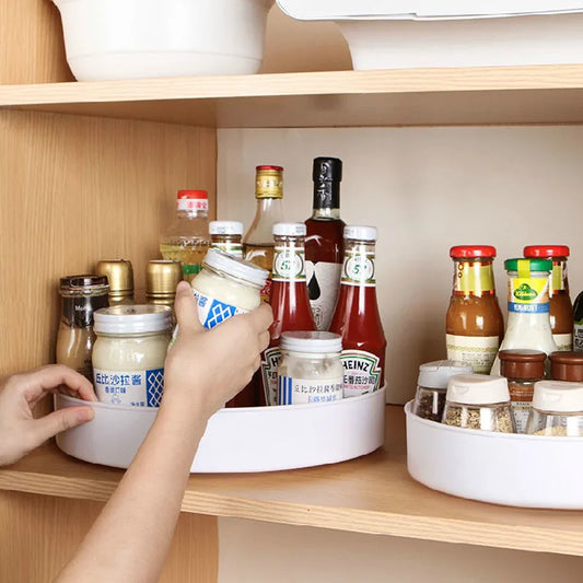 Rotating Cabinet Turntable Organizer