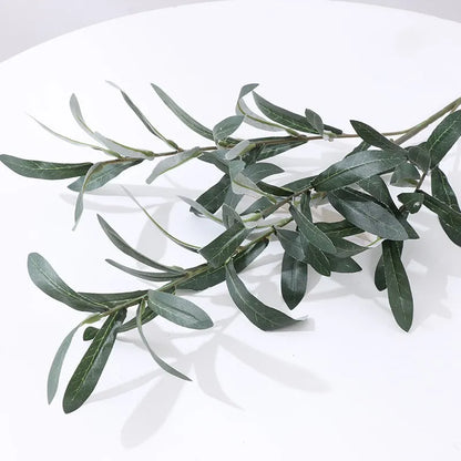 Artificial Olive Branches Leave With Fruits