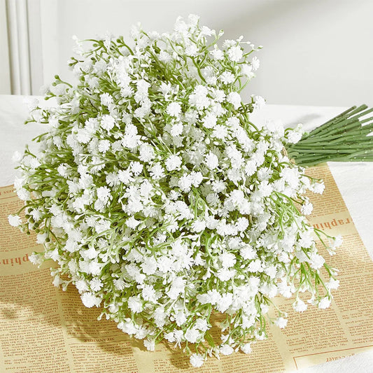 10/15pcs Artificial Flowers Baby Breath Flower Gypsophila