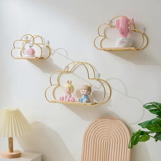 Creative Cloud Iron Wall Shelving Nordic Style