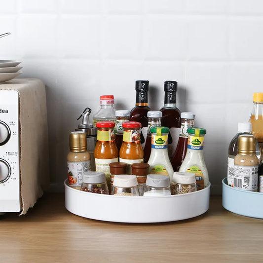 Rotating Cabinet Turntable Organizer