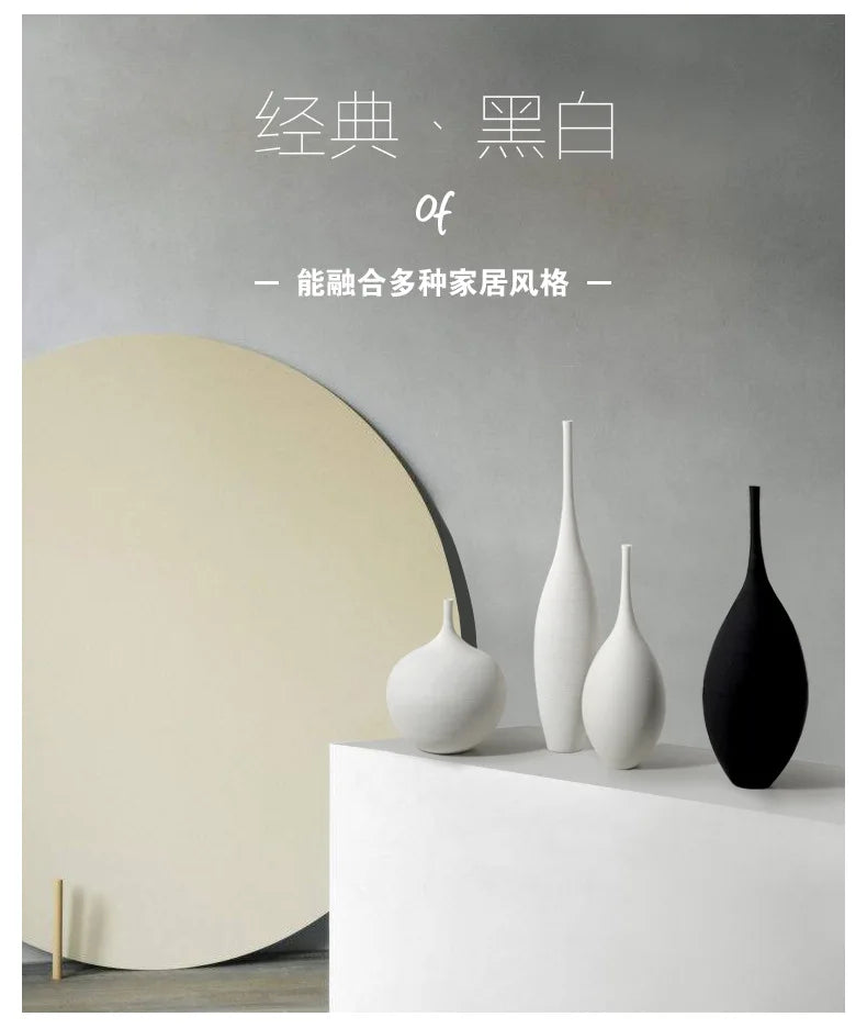 Minimalist Handmade Art Zen Ceramic Vase